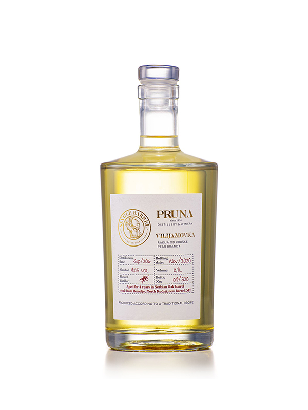 Pruna Single Barrel Vilijamovka 0.7L